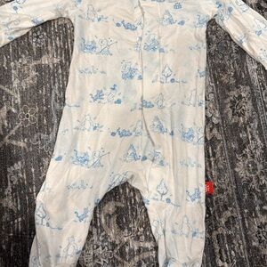 Magnetic Me Blue and Cream Kids Footie